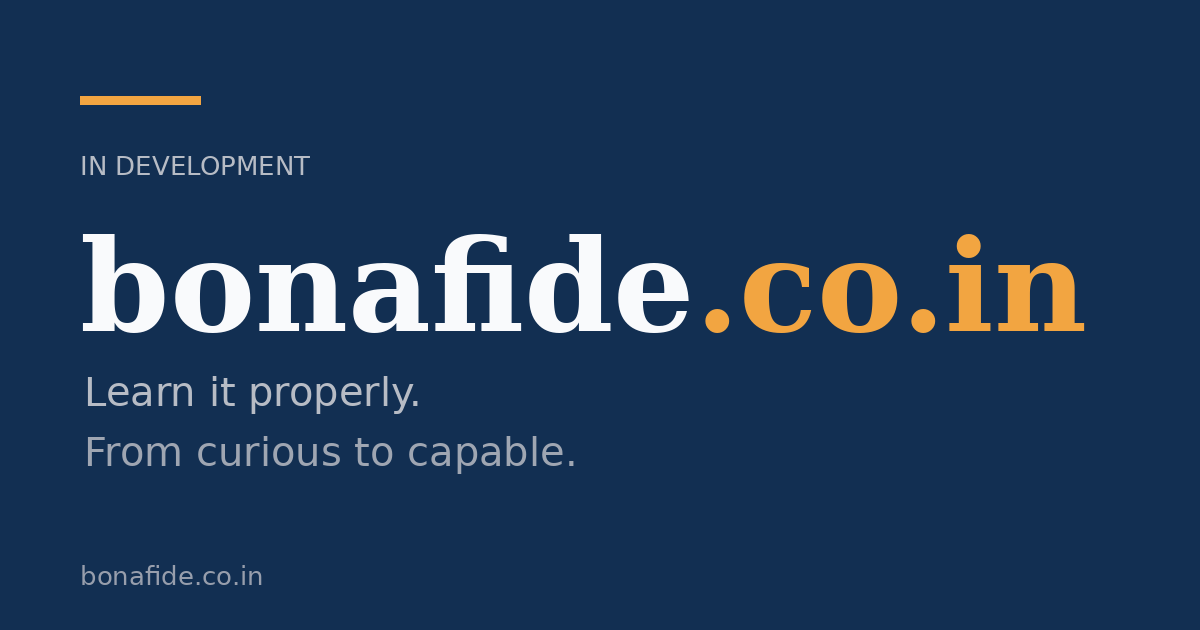 Link preview image for bonafide.co.in